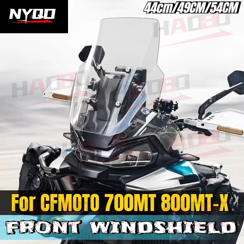 Motorcycle Front Windshield For CF-MOTO MT700 MTX800 800MT-X Motorcycle Windscreen for CFMOTO 700MT 800 MT-X MTX