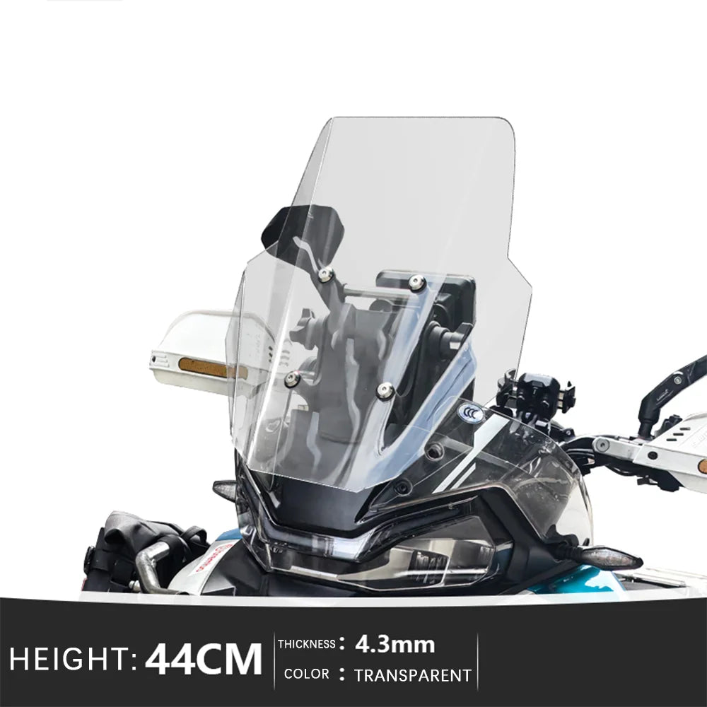 Motorcycle Front Windshield For CF-MOTO MT700 MTX800 800MT-X Motorcycle Windscreen for CFMOTO 700MT 800 MT-X MTX
