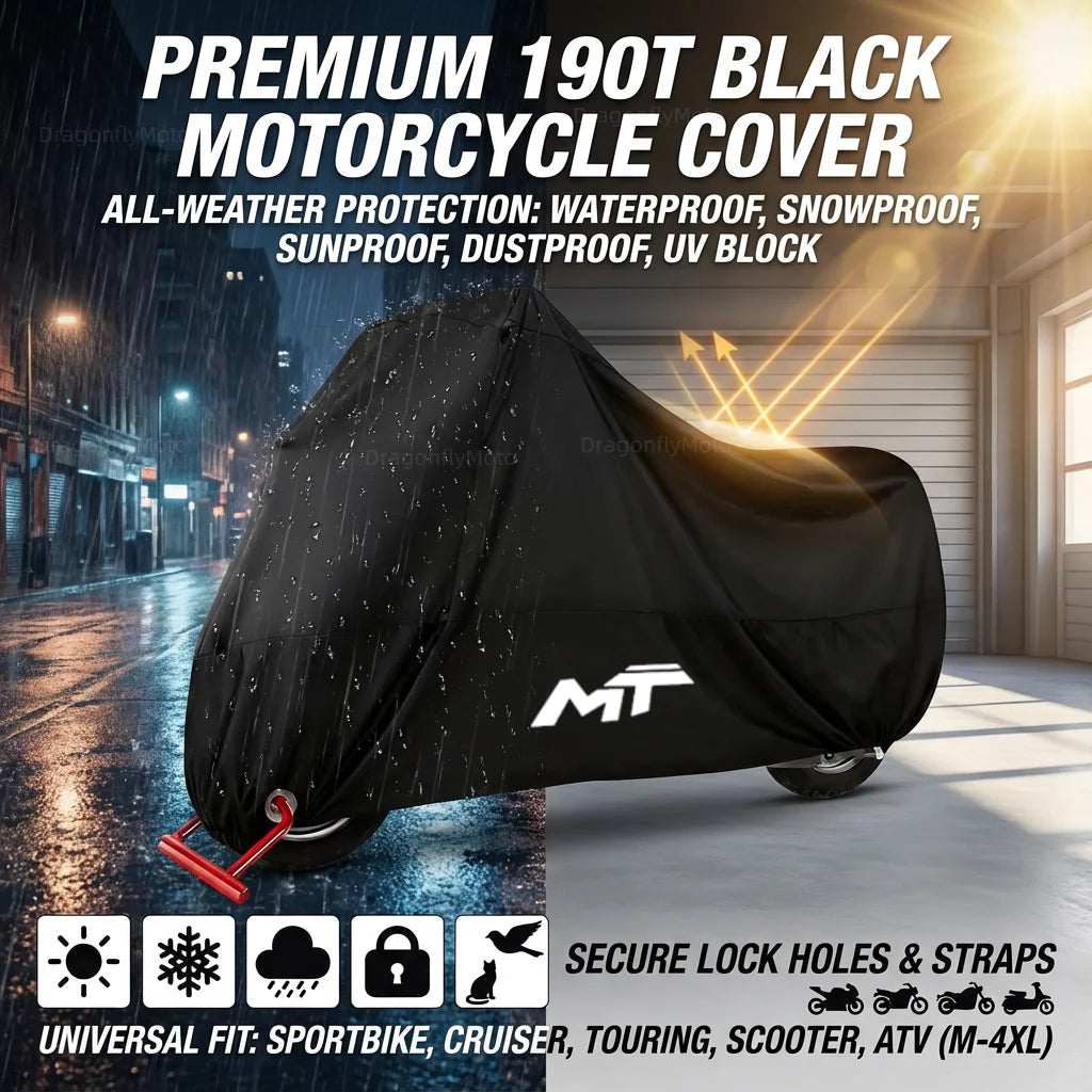 For Cfmoto Cf moto 450Mt 650Mt 700Mt 800Mt 450 700 800 Mt 190T Waterproof Motorcycle Covers Motors Dust Rain Snow UV Protector