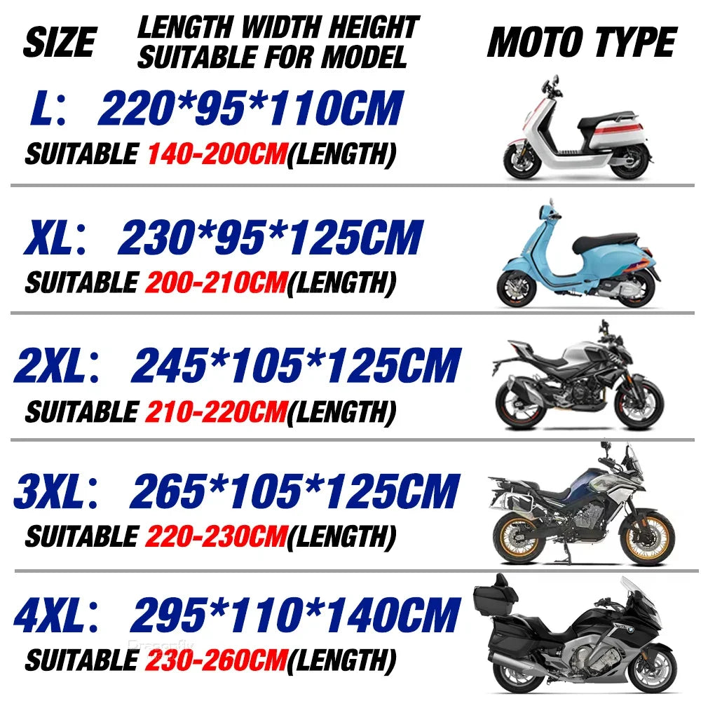 For Cfmoto Cf moto 450Mt 650Mt 700Mt 800Mt 450 700 800 Mt All Season Motorcycle Cover Silver Black Waterproof Dustproof