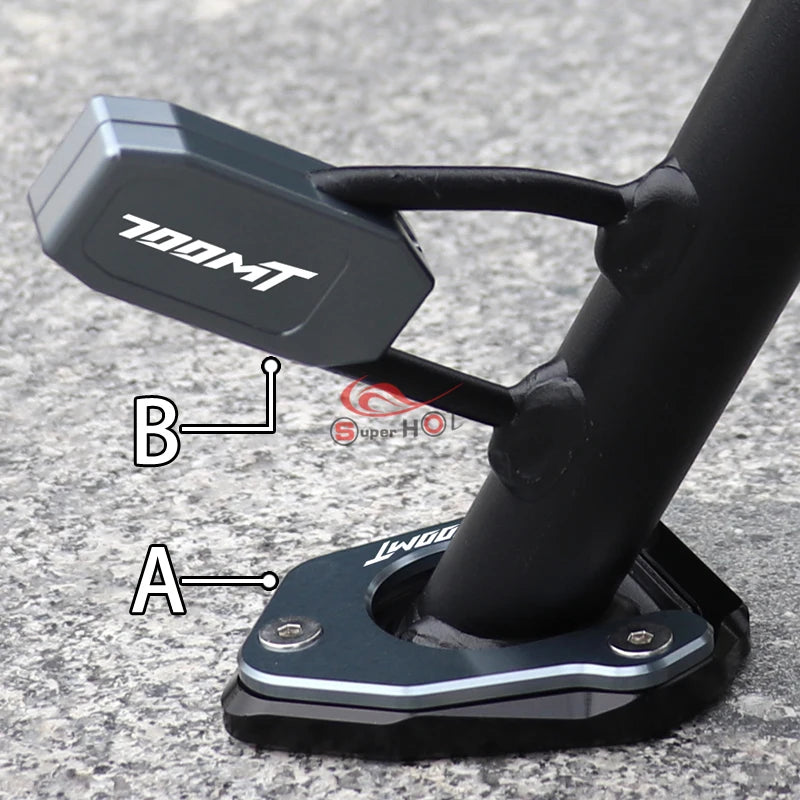 Motorcycle Modification Accessories Enlarged Pad Side Stand Support Kickstand for CFMOTO 700MT MT700 700 MT 2025 2026