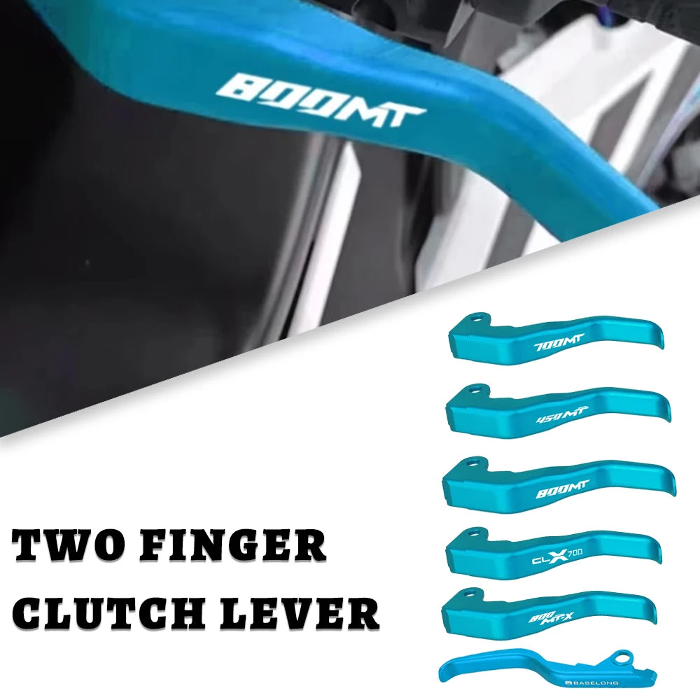 800 MT-X Motorcycle Two Finger 10% Force Reduction Shorty Stunt Brake Clutch Levers For CFMOTO 450MT 700MT 800MT 800MTX CLX700