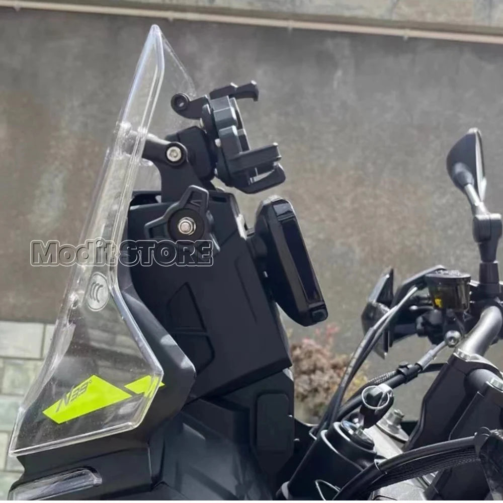 New FOR CFMOTO 700MT 700 MT 450MT 2024 Motorcycle Accessories GPS Phone Holder Stand Navigation Stand Shock Absorber Phone Stand