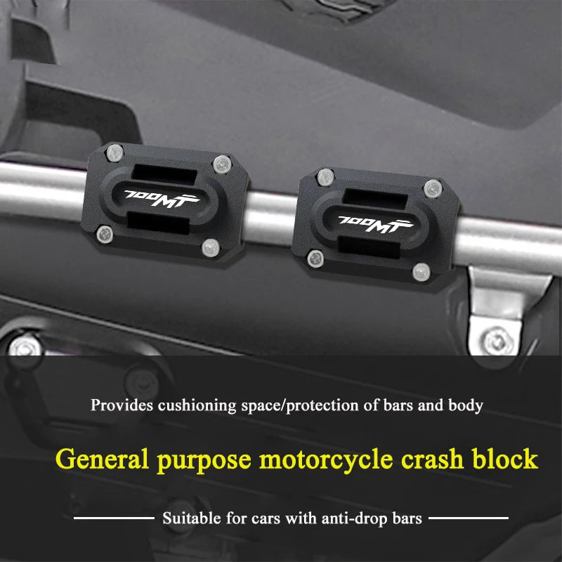 For CFMOTO 700MT 700 MT MT700 Moto Engine Guard  Fit for 22/25/28mm Motorcycle Engine Guard Protector Decorative Block Crash Bar