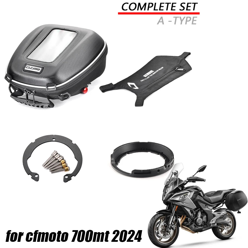 For CFMOTO 700MT 700 MT Accessories Tank Bag Quick Lock Waterproof Luggage Storage Bags Backpack Top Case