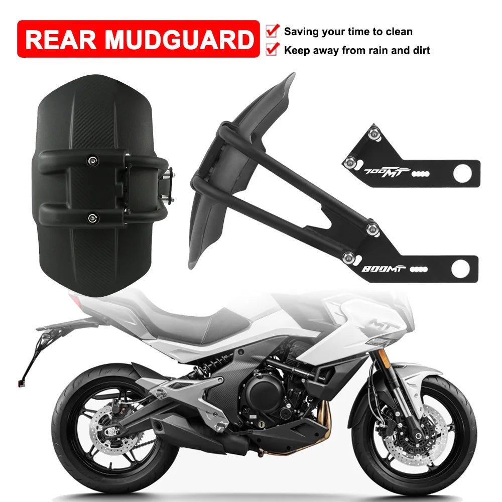 For CFMOTO 700MT 800MT CF-MOTO 700 800 MT MT700 MT800 Motorcycle Rear Fender Mudguard Splash Guard Protector Cover Accessories
