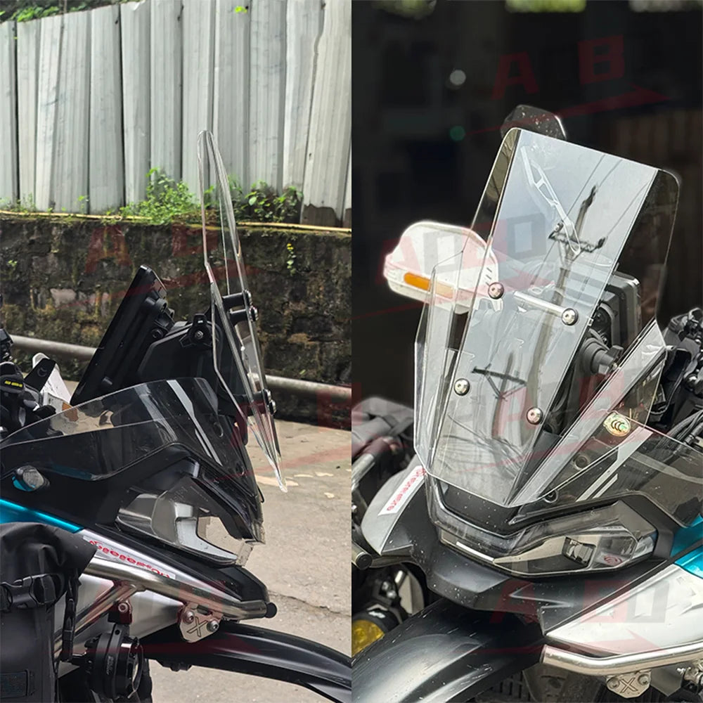 Motorcycle Front Windshield For CF-MOTO MT700 MTX800 800MT-X Motorcycle Windscreen for CFMOTO 700MT 800 MT-X MTX