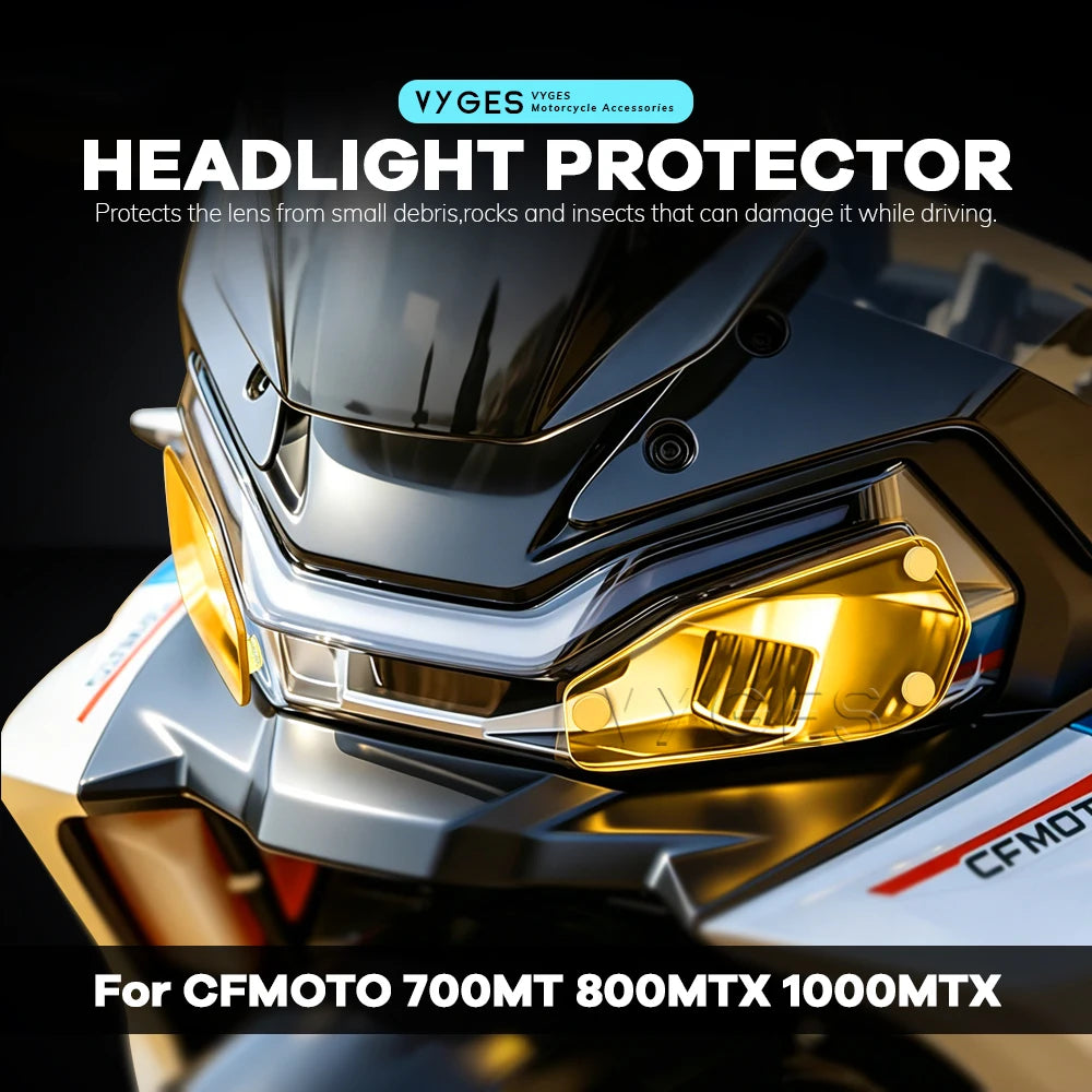 Motorcycle Headlight Protective Head light Protector Guard For CFMOTO 700MT 800MTX 1000MTX 800MT-X 1000MT-X