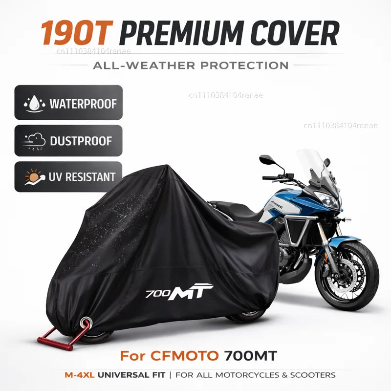 For CF MOTO 700MT 700 MT 190T Motorcycle Cover Waterproof Dustproof UV Protection All Season