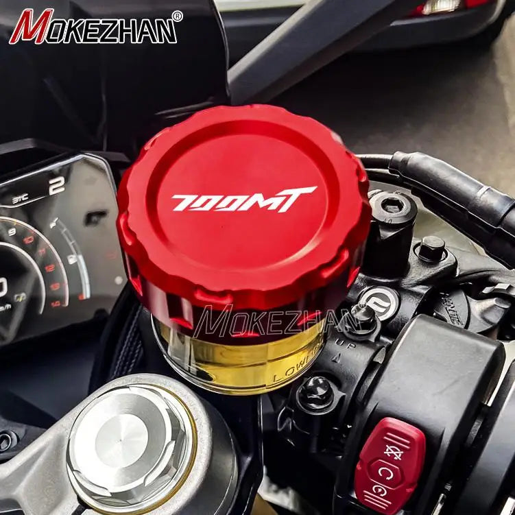FOR CF 700 MT ADV MT700 700MT 700 MT  2025+ Motorcycle CNC aluminium Front Brake Fluid Oil Cover Tank Cap Accessories Protection