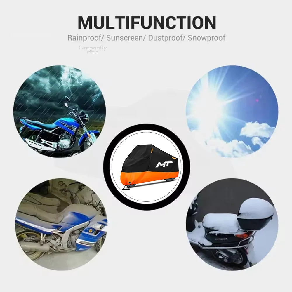For Cfmoto Cf moto 450Mt 650Mt 700Mt 800Mt 450 700 800 Mt Motorcycle Cover Thick 210D Waterproof Outdoor Uv Protective Dust Rain