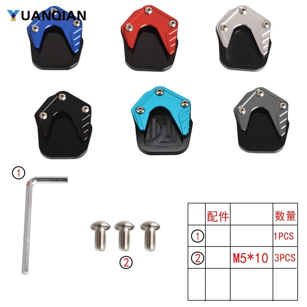 For CFMOTO CF MOTO 700MT 700 MT 700 MT700 2022 2023 2024 Motorcycle Kickstand Foot Side Stand Extension Enlarger Plate Pad Parts
