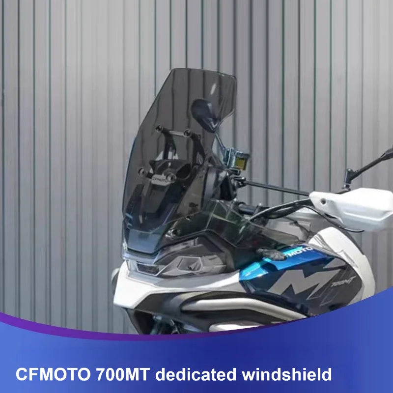 For CFMOTO 700MT 700 MT 700-MT MT700 Motorcycle Wind Screen Front Glass Windshield Modification Heightened And Widened Fit