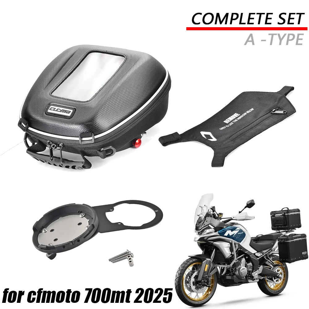 For CFMOTO 700MT 700 MT Accessories Tank Bag Quick Lock Waterproof Luggage Storage Bags Backpack Top Case