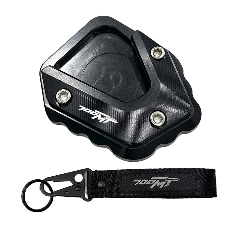 For CFMOTO 700MT MT700 CF 700 MT 2024 2025 Motorcycle Acceesories Enlarged Pad Side Stand Support Kickstand Keychain Keyring