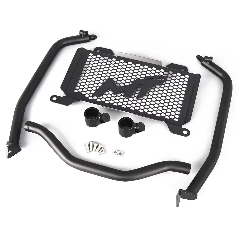 Lower Crash Bar Protection Cooler Guard Radiator Grille Guard Cover Motorcycle For CFMOTO 700MT 700 MT Crash Bar Tank Guard 2026