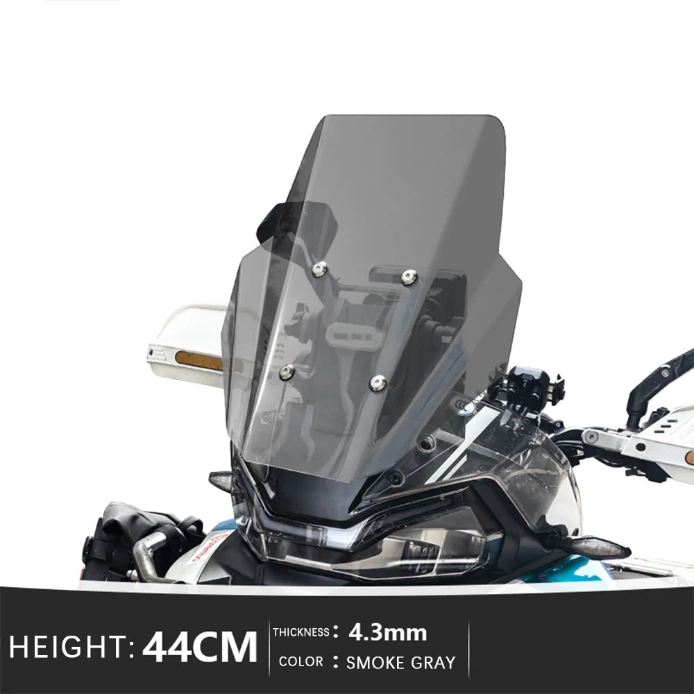 Motorcycle Front Windshield For CF-MOTO MT700 MTX800 800MT-X Motorcycle Windscreen for CFMOTO 700MT 800 MT-X MTX