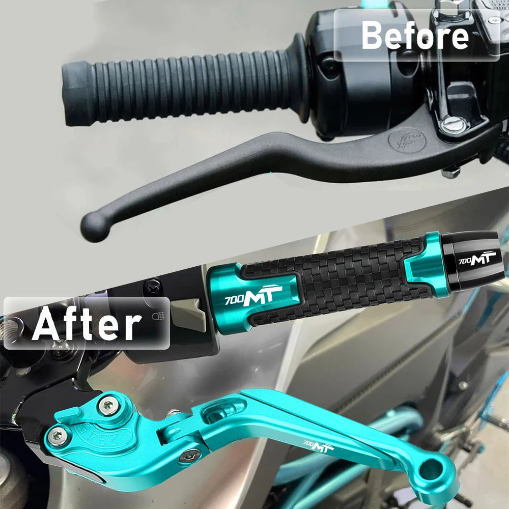 For CFMOTO CF MOTO 700MT 700 MT 700 CF700MT 2023 2024 2025 Motorcycle Brake Clutch Levers Handlebar Handle Hand Grips Ends Caps