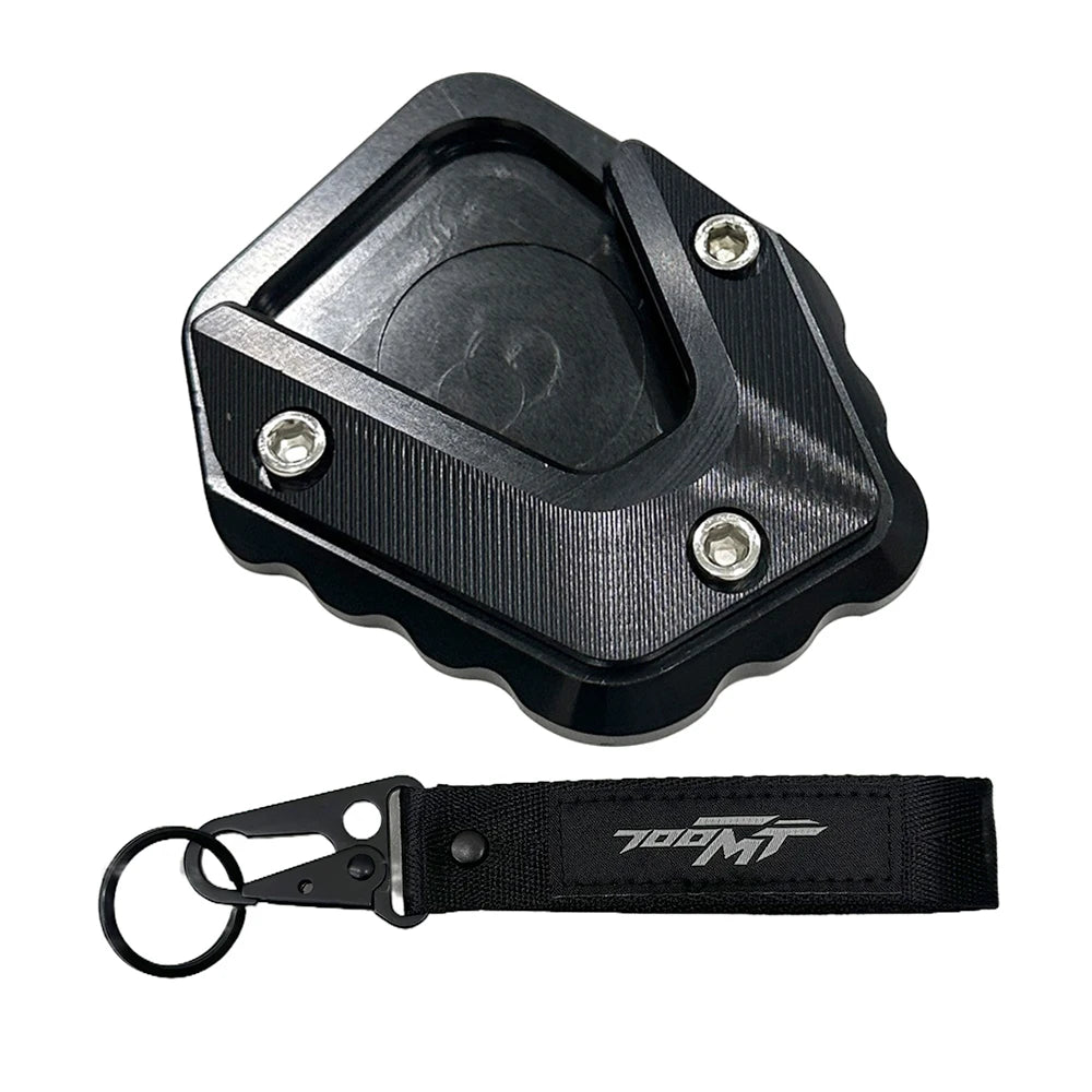 For CFMOTO 700MT MT700 CF 700 MT 2024 2025 Motorcycle Acceesories Enlarged Pad Side Stand Support Kickstand Keychain Keyring