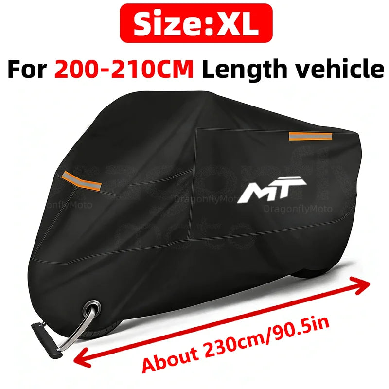 For Cfmoto Cf moto 450Mt 650Mt 700Mt 800Mt 450 700 800 Mt 190T Waterproof Motorcycle Covers Motors Dust Rain Snow UV Protector