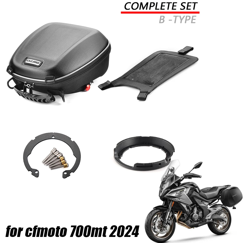 For CFMOTO 700MT 700 MT Accessories Tank Bag Quick Lock Waterproof Luggage Storage Bags Backpack Top Case