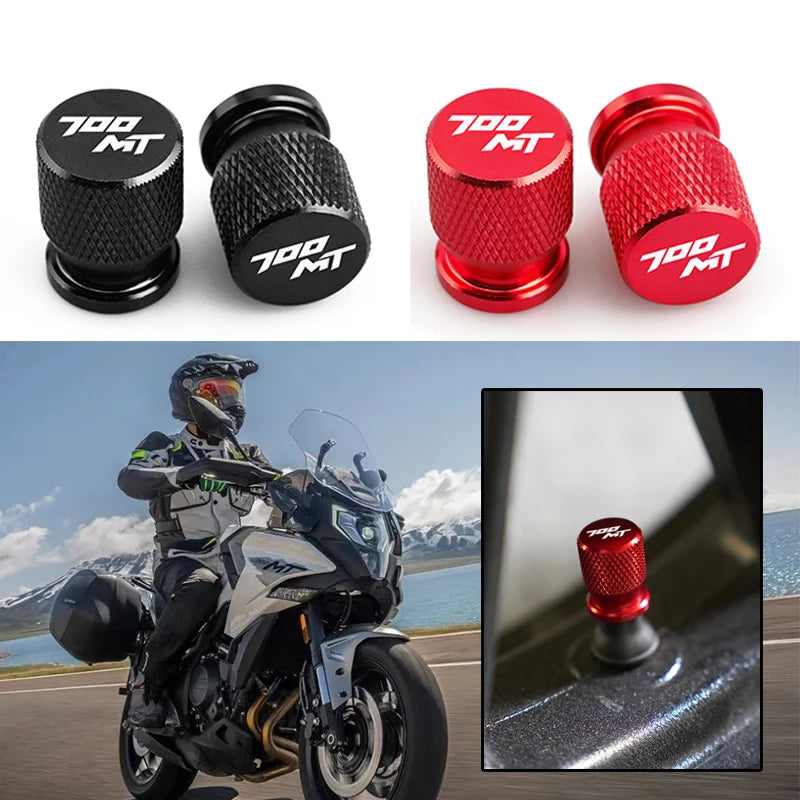 For CFMOTO CF700 700MT 700MT-X 700 MT MT700 CF 700 Aluminum Motorcycle CNC Tyre Valve caps Cover Dust Covers Accessories