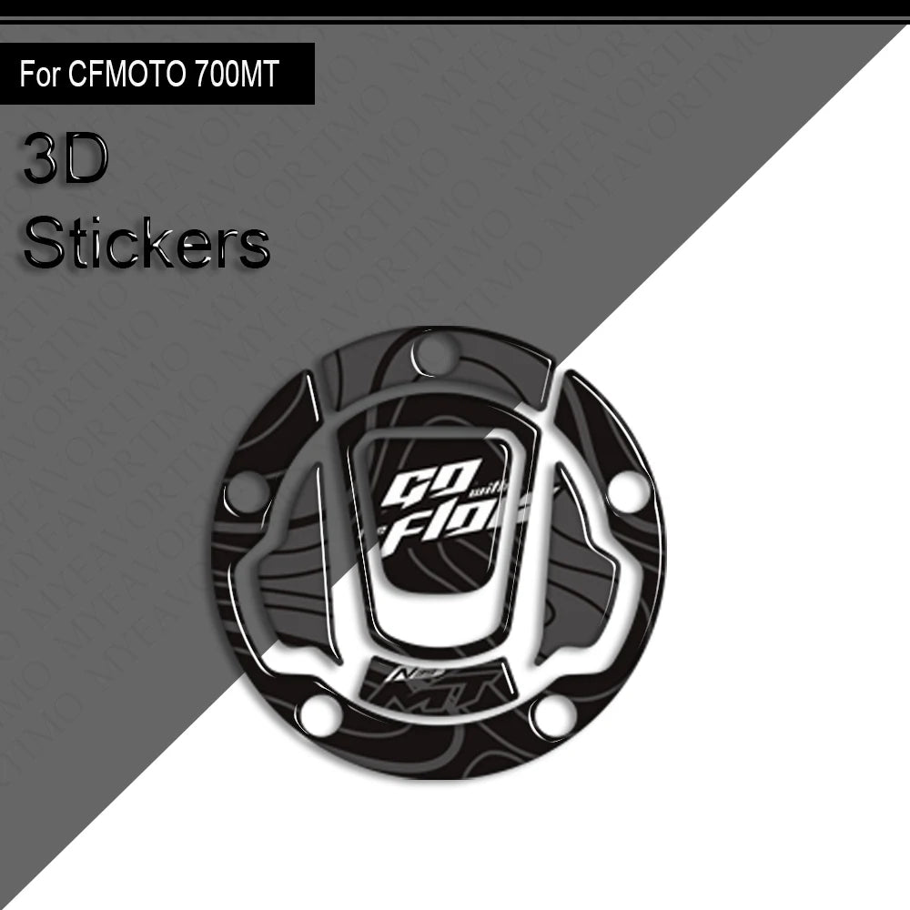 For CFMOTO CF MOTO 700MT 700 MT Touring Bike Adventure ADV Tank Pad Side Grips Gas Fuel Oil Knee Protector Stickers Decals