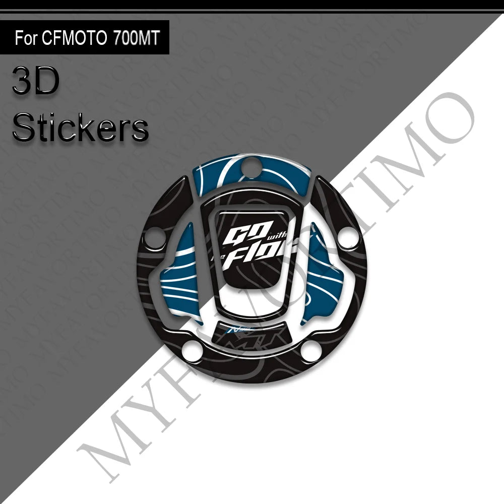 NEW Motorcycle For CFMOTO 700MT Touring Bike Adventure Tank Pad Side Grips Gas Fuel Oil Knee Protector Stickers Decals 700 mt