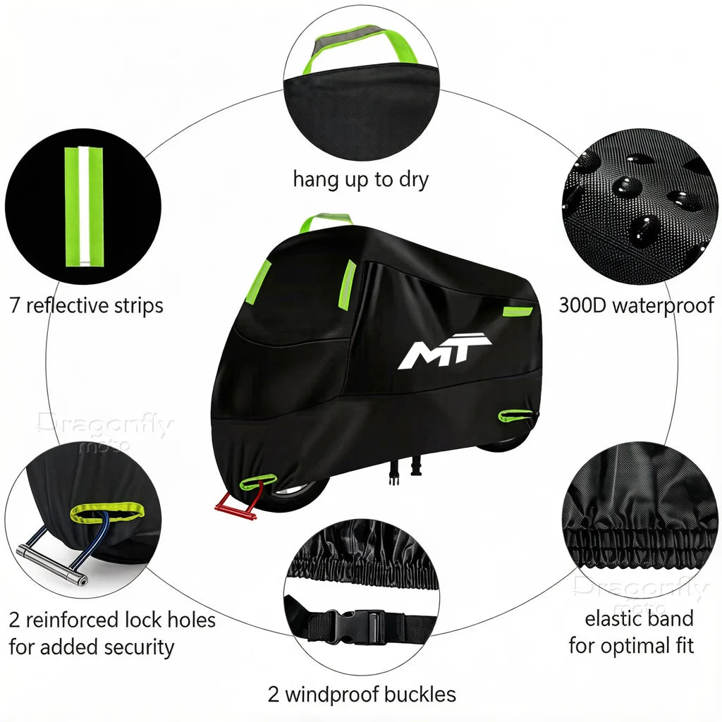For Cfmoto Cf moto 450Mt 650Mt 700Mt 800Mt 450 700 800 Mt Motorcycle Cover Waterproof Outdoor Scooter UV Protector Rain Cover