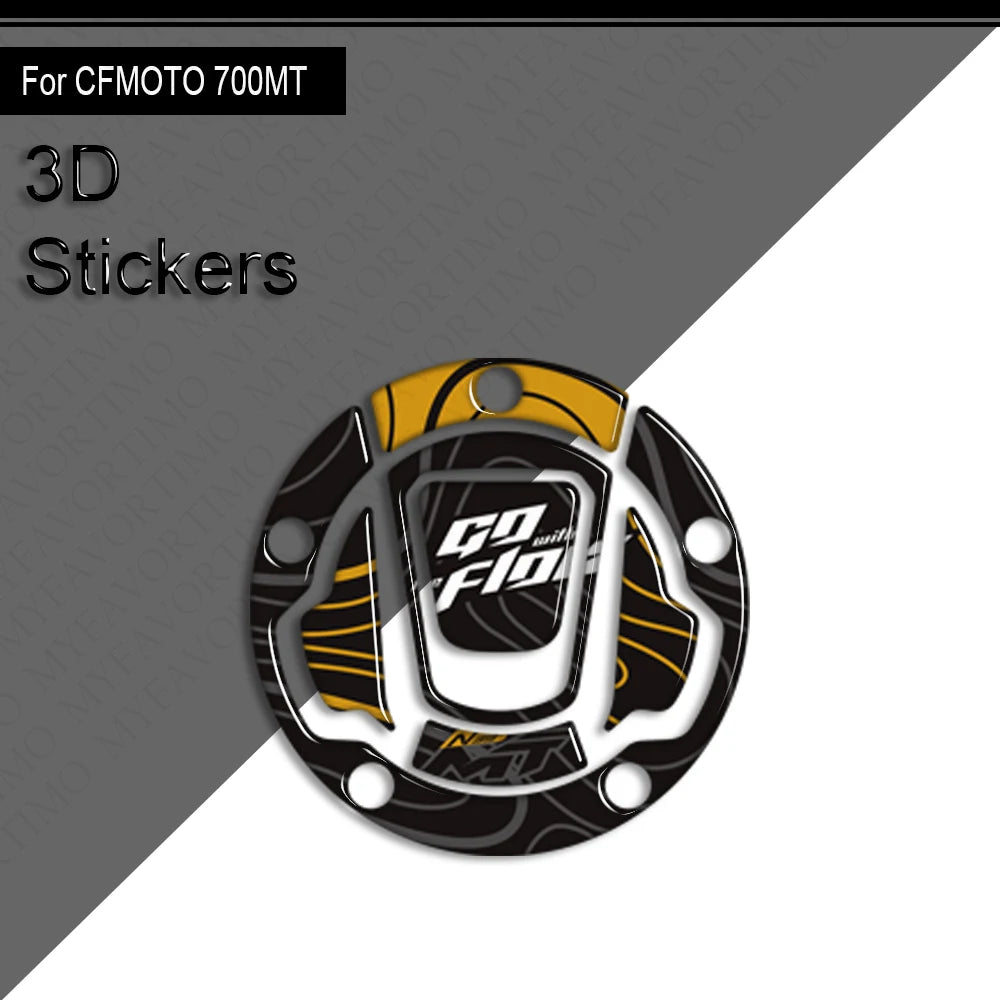 For CFMOTO CF MOTO 700MT 700 MT Touring Bike Adventure ADV Tank Pad Side Grips Gas Fuel Oil Knee Protector Stickers Decals