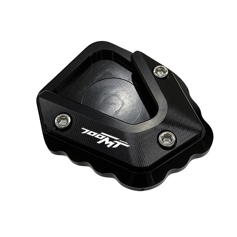 For CFMOTO 700MT MT700 CF 700 MT 2024 2025 Motorcycle Acceesories Enlarged Pad Side Stand Support Kickstand Tire Valve Caps