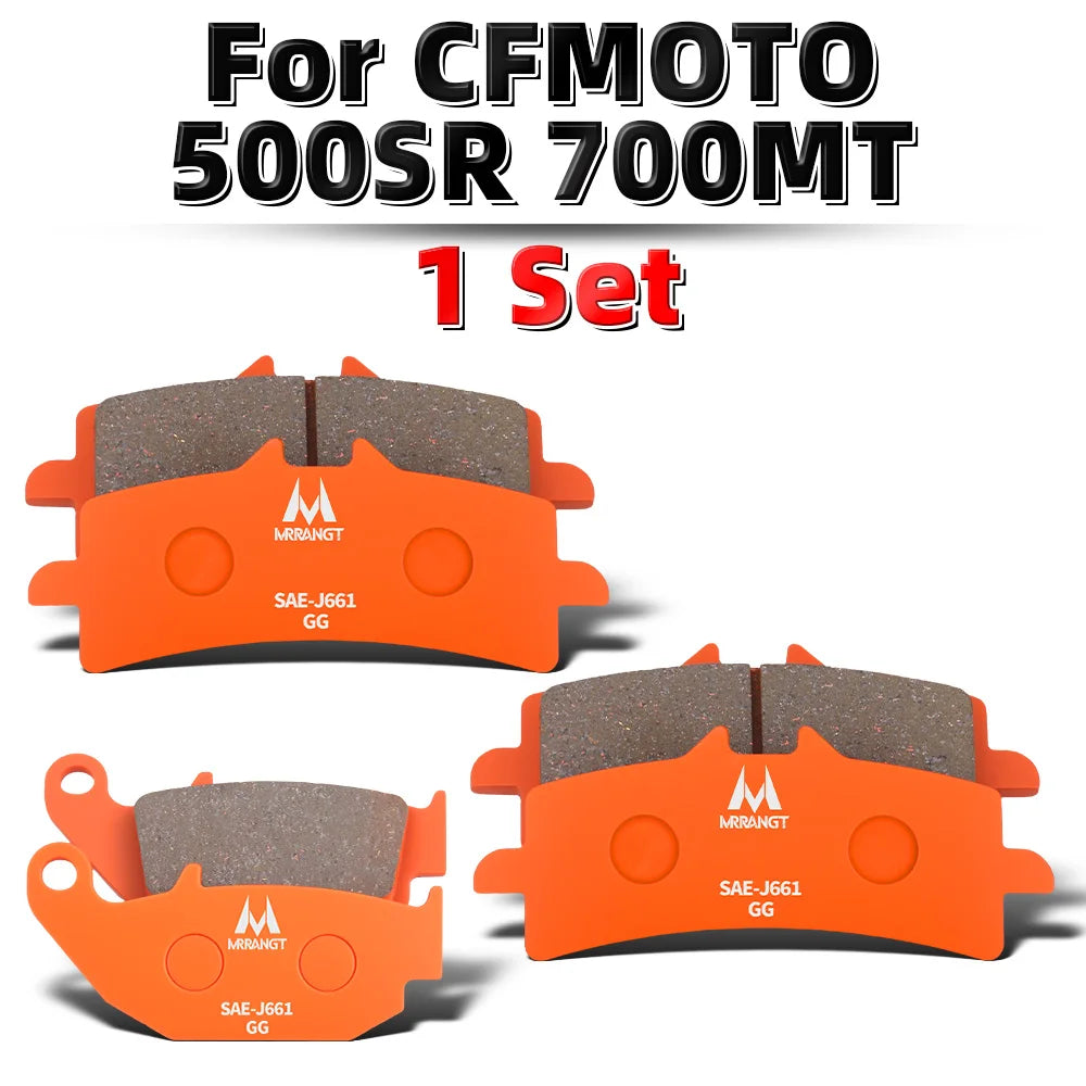 MRRANGT High Performance Ceramic Brake Pads Set fit for CFMOTO 700CL-X 700MT 675SR 675NK 500SR 800MT 800NK
