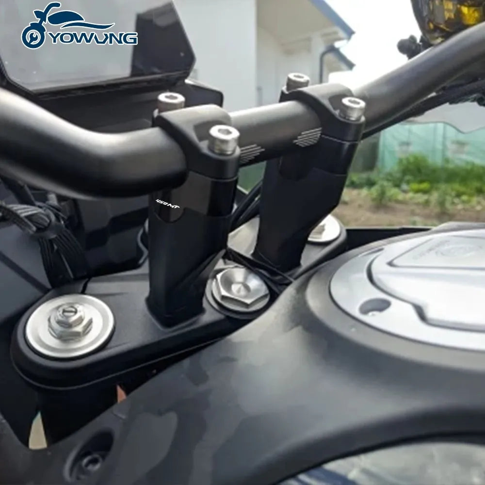 For CFMOTO 800MT 800 MT IBEX 450 MT 450MT 700MT 2022 2023 2024- Motorcycle Handlebar Riser Drag Handle Bar Clamp Extend Adapter