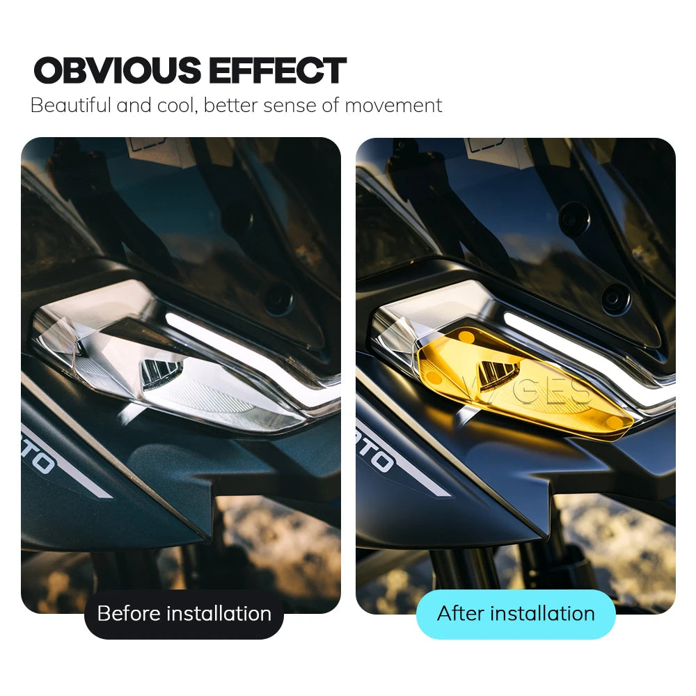 Motorcycle Headlight Protective Head light Protector Guard For CFMOTO 700MT 800MTX 1000MTX 800MT-X 1000MT-X