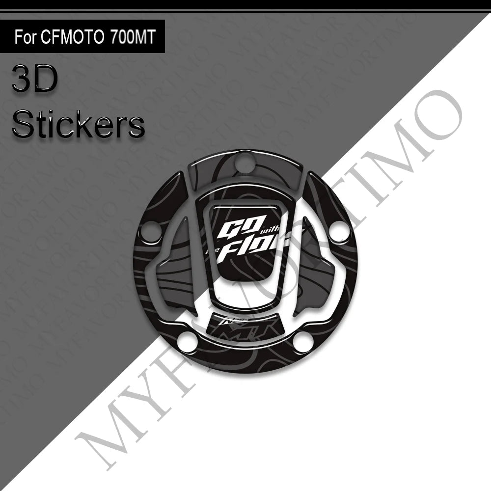 NEW Motorcycle For CFMOTO 700MT Touring Bike Adventure Tank Pad Side Grips Gas Fuel Oil Knee Protector Stickers Decals 700 mt