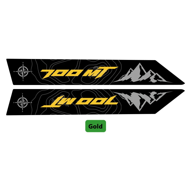 POSFIRA Motorcycle Front Fender Stickers Vinyl Decals for CF Moto 700 MT CFMoto 700MT MT700 2025 Mudguard Decoration Accessories