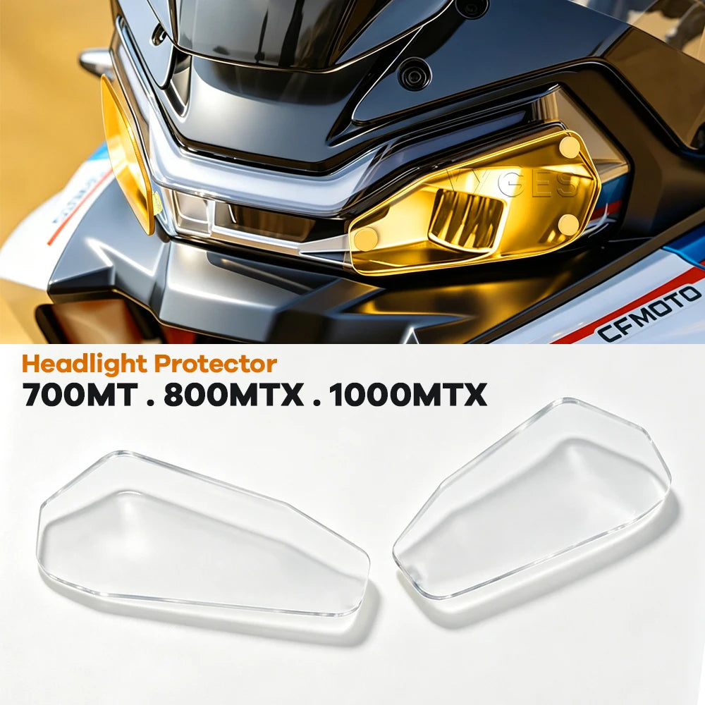For CFMOTO 700MT 800MTX 1000MTX 800MT-X 1000MT-X Motorcycle Headlight Protective Head light Protector Guard