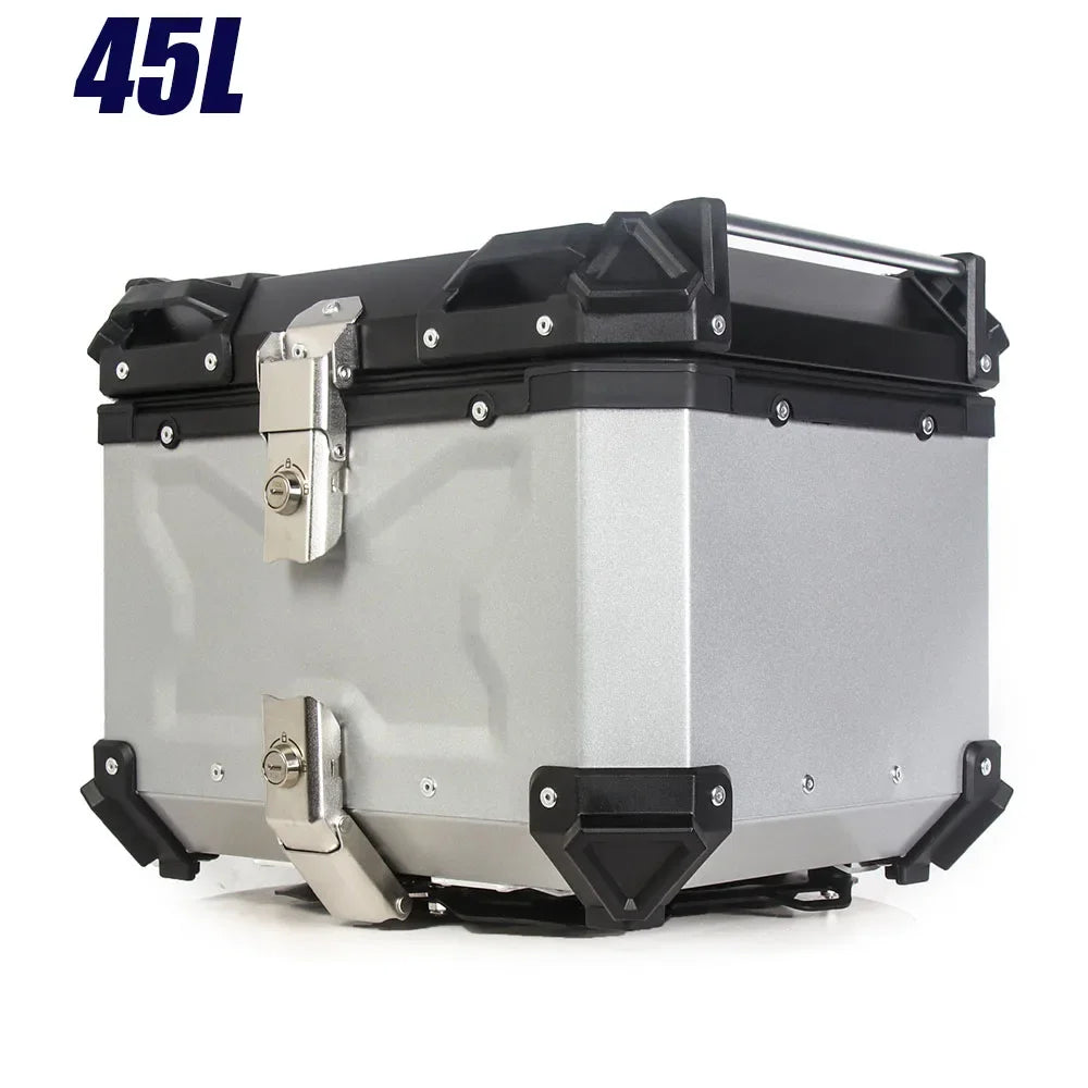 35L 45L suitable for CFMOTO 700MT motorcycle three box set: side storage box, trunk, side box, aluminum modification accessories