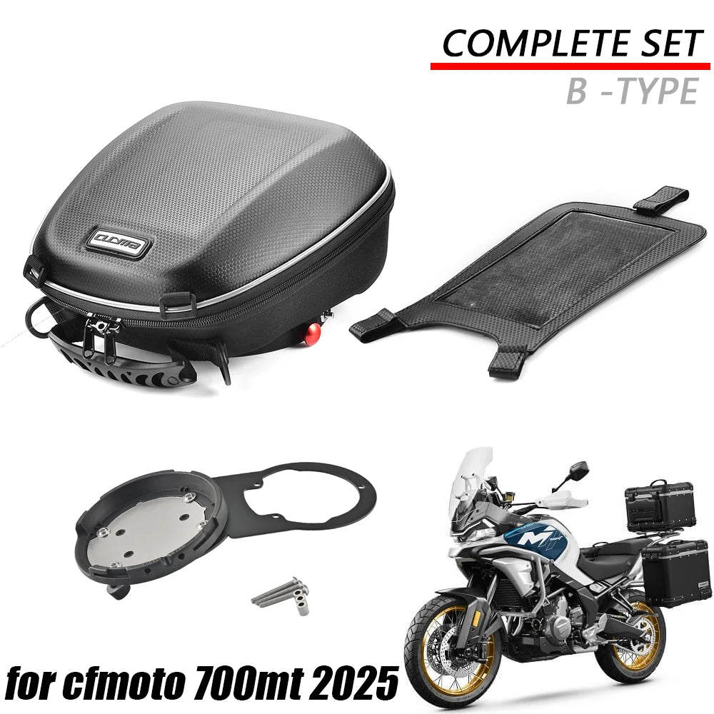 For CFMOTO 700MT 700 MT Accessories Tank Bag Quick Lock Waterproof Luggage Storage Bags Backpack Top Case