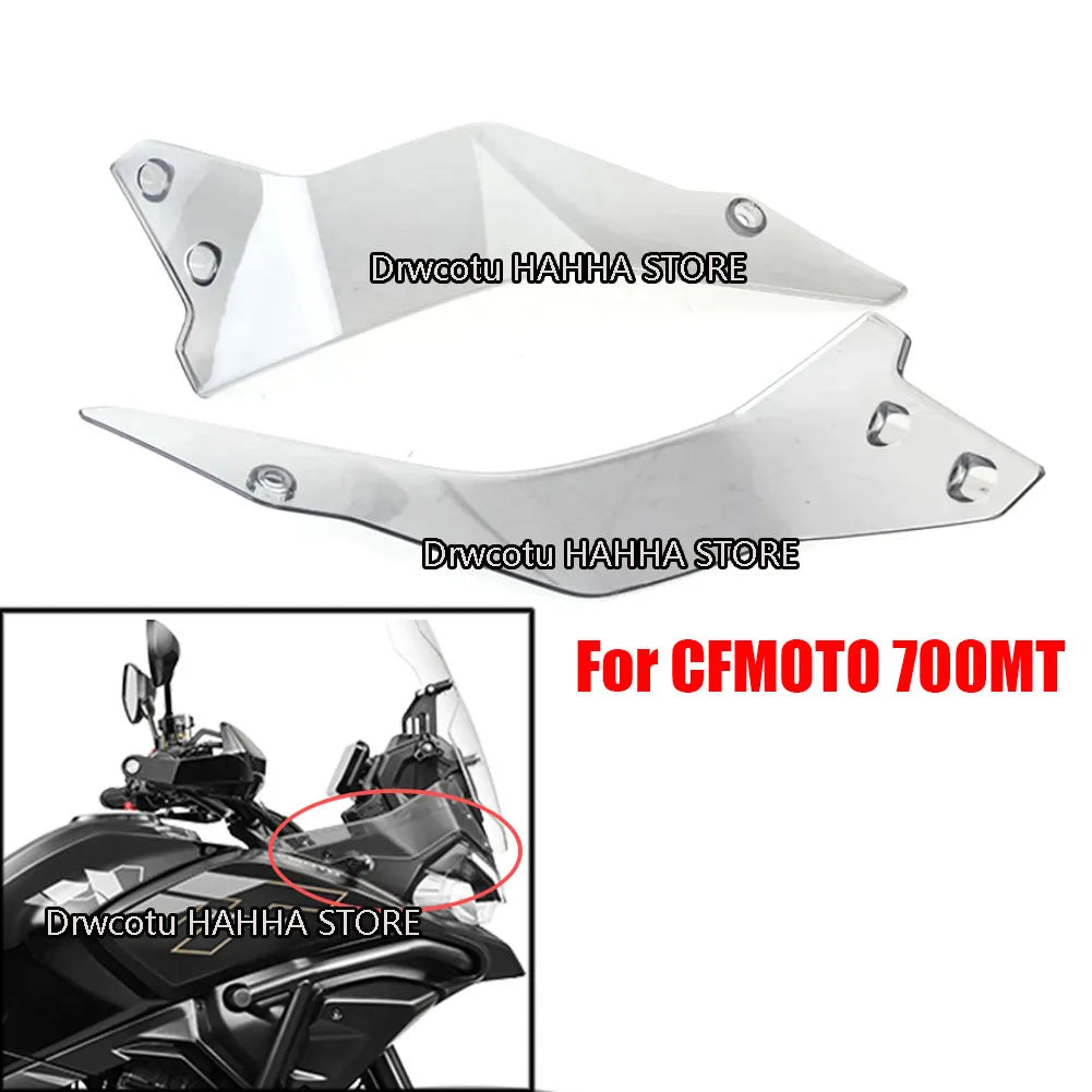 Front Left Right For CFMOTO 700MT CF700-9 Motorcycle Side Window Side Windshields Air Deflectors Modification and Widening Kit