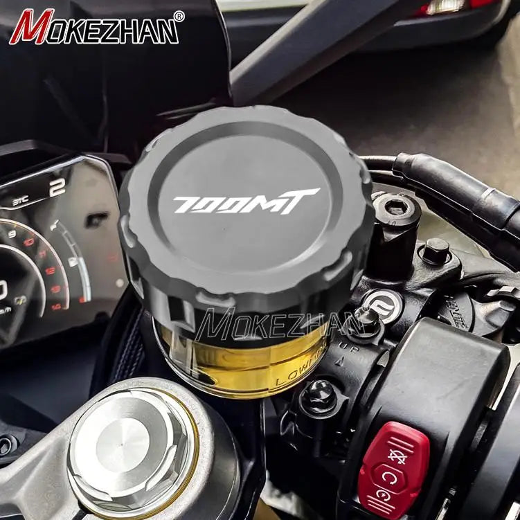 FOR CF 700 MT ADV MT700 700MT 700 MT  2025+ Motorcycle CNC aluminium Front Brake Fluid Oil Cover Tank Cap Accessories Protection