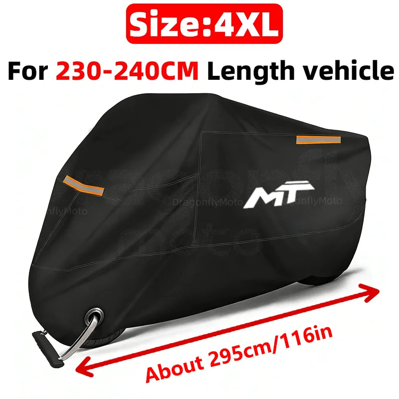 For Cfmoto Cf moto 450Mt 650Mt 700Mt 800Mt 450 700 800 Mt 190T Waterproof Motorcycle Covers Motors Dust Rain Snow UV Protector