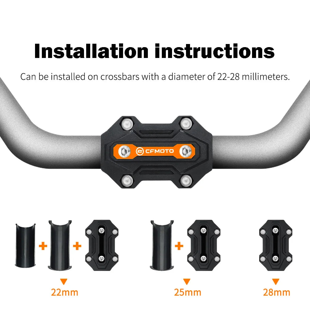 FOR CFMOTO 150 250 300 650 400 NK 400GT CF MOTO 800 MT 650MT 700MT 450 Motorcycle Engine Crash bar Protection Bumper Guard Block