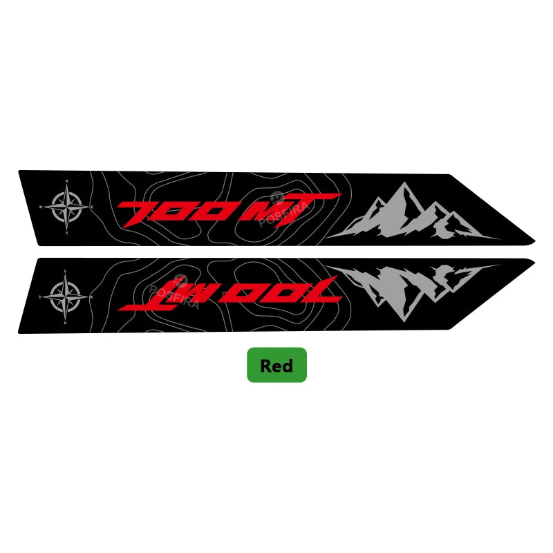 POSFIRA Motorcycle Front Fender Stickers Vinyl Decals for CF Moto 700 MT CFMoto 700MT MT700 2025 Mudguard Decoration Accessories