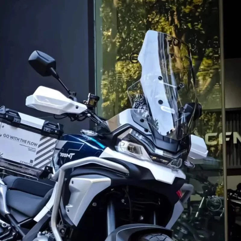 For CFMOTO 700MT  Modification Heightened And Widened Fit 700 MT 700-MT MT700 Motorcycle Wind Screen Front Glass Windshield