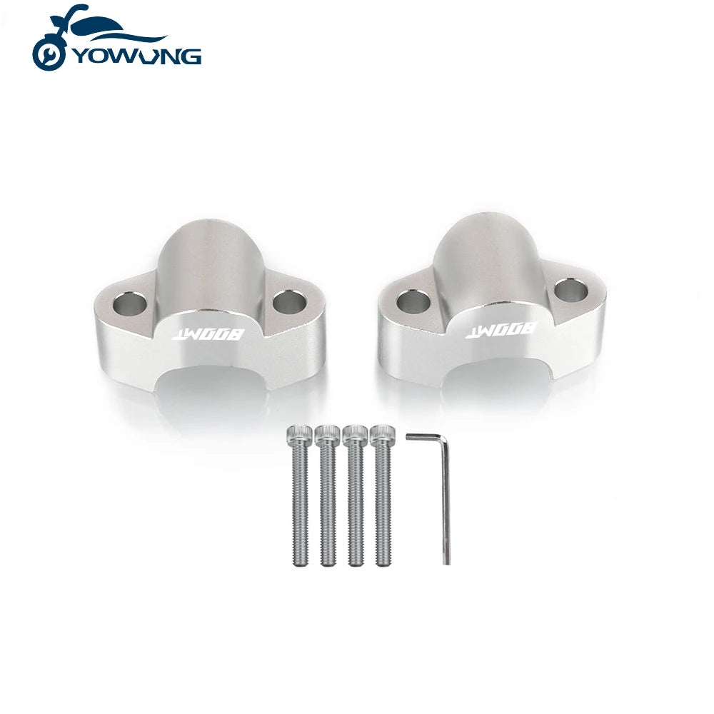 For CFMOTO 800MT 800 MT IBEX 450 MT 450MT 700MT 2022 2023 2024- Motorcycle Handlebar Riser Drag Handle Bar Clamp Extend Adapter