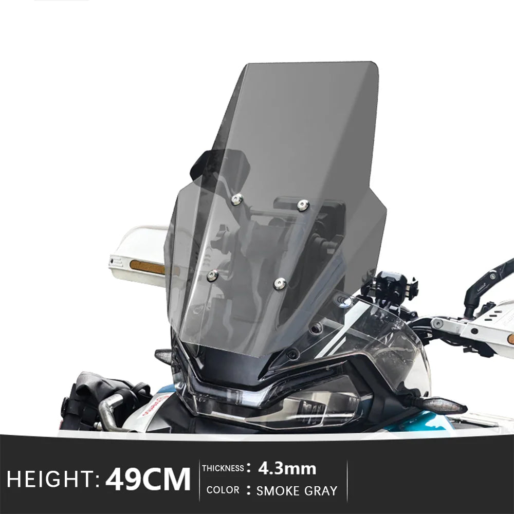 Motorcycle Front Windshield For CF-MOTO MT700 MTX800 800MT-X Motorcycle Windscreen for CFMOTO 700MT 800 MT-X MTX