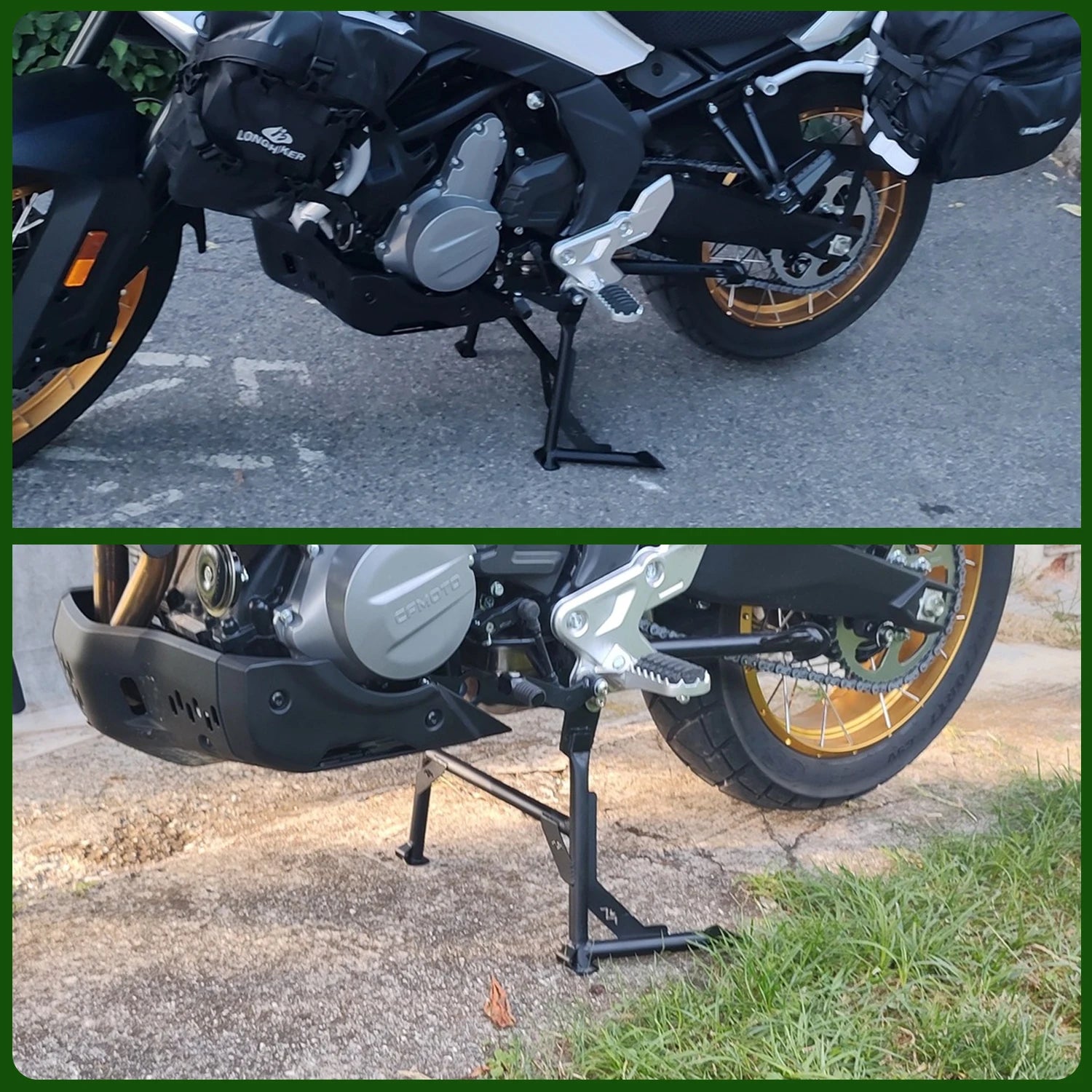 Fit For CFMOTO 700MT 700-MT MT 700 2025 MT700 Motorcycle Accessories Middle Center Kickstand Kick Stand Parking Support Brackets