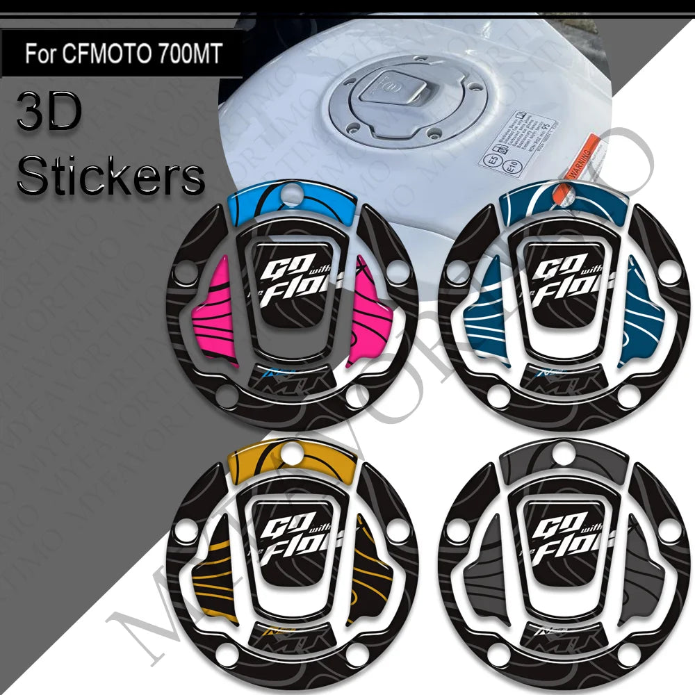 NEW Motorcycle For CFMOTO 700MT Touring Bike Adventure Tank Pad Side Grips Gas Fuel Oil Knee Protector Stickers Decals 700 mt