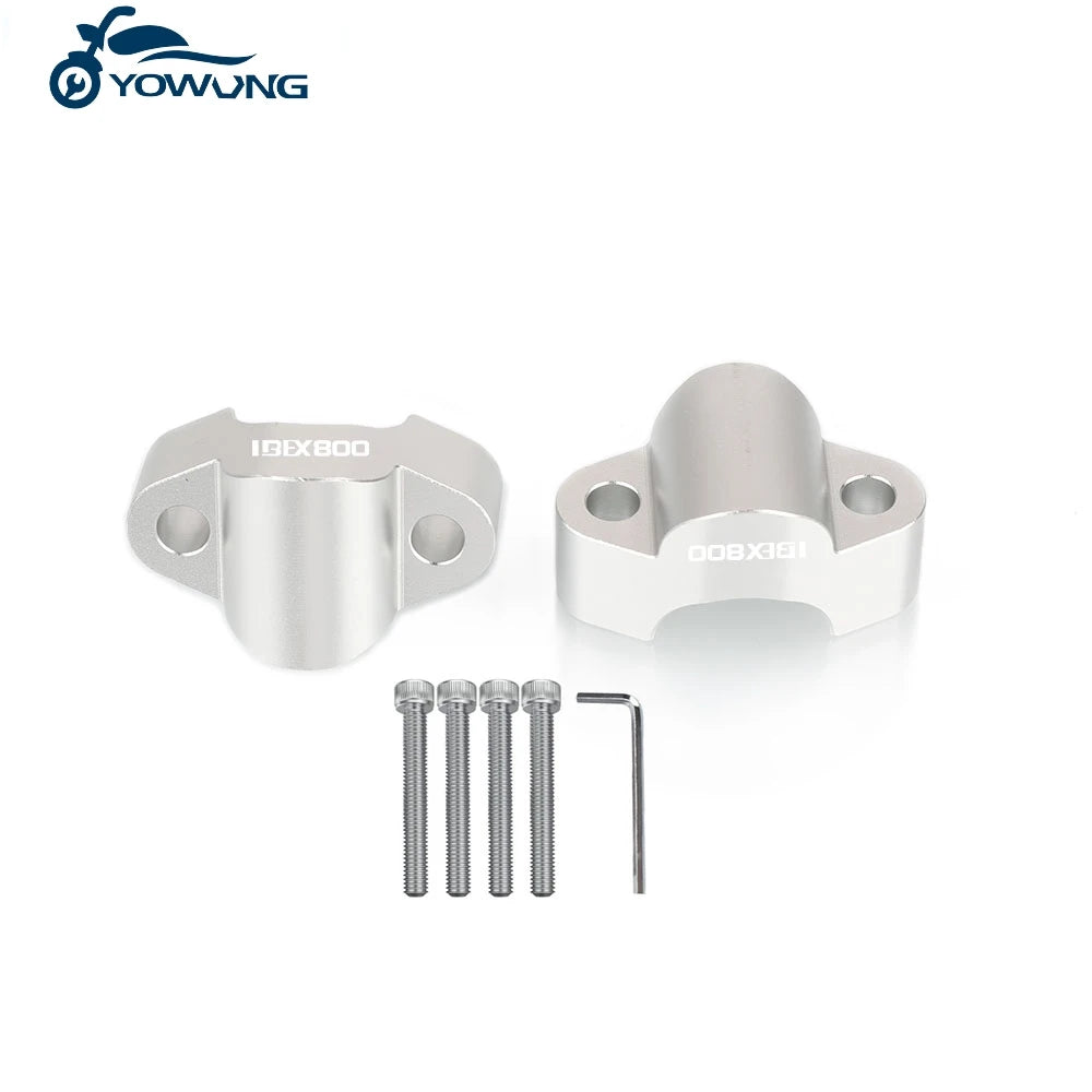 For CFMOTO 800MT 800 MT IBEX 450 MT 450MT 700MT 2022 2023 2024- Motorcycle Handlebar Riser Drag Handle Bar Clamp Extend Adapter